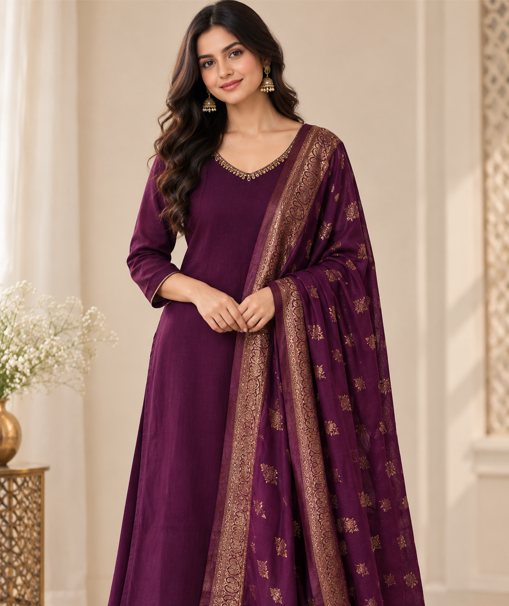 Banarasi Kurta Set — Party Wear