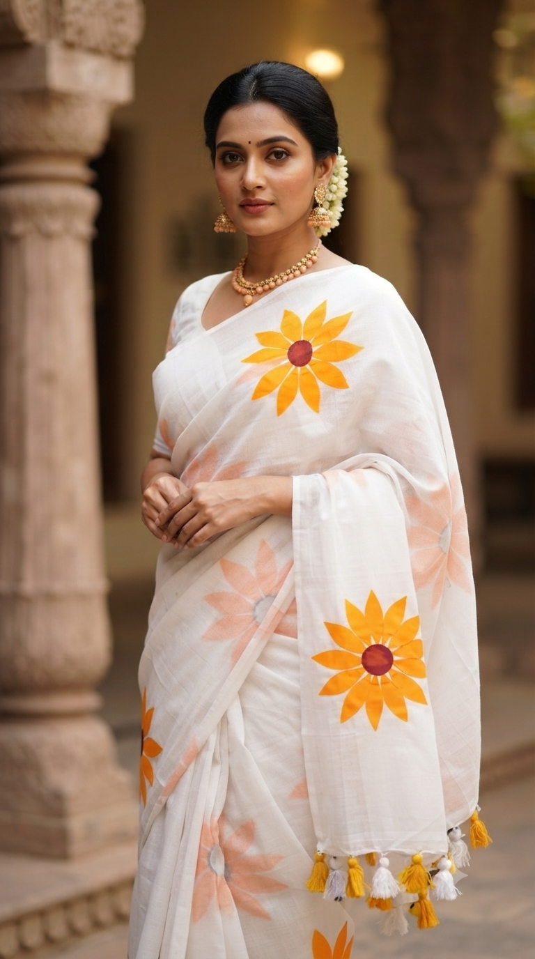 MUL-COTTON SAREE