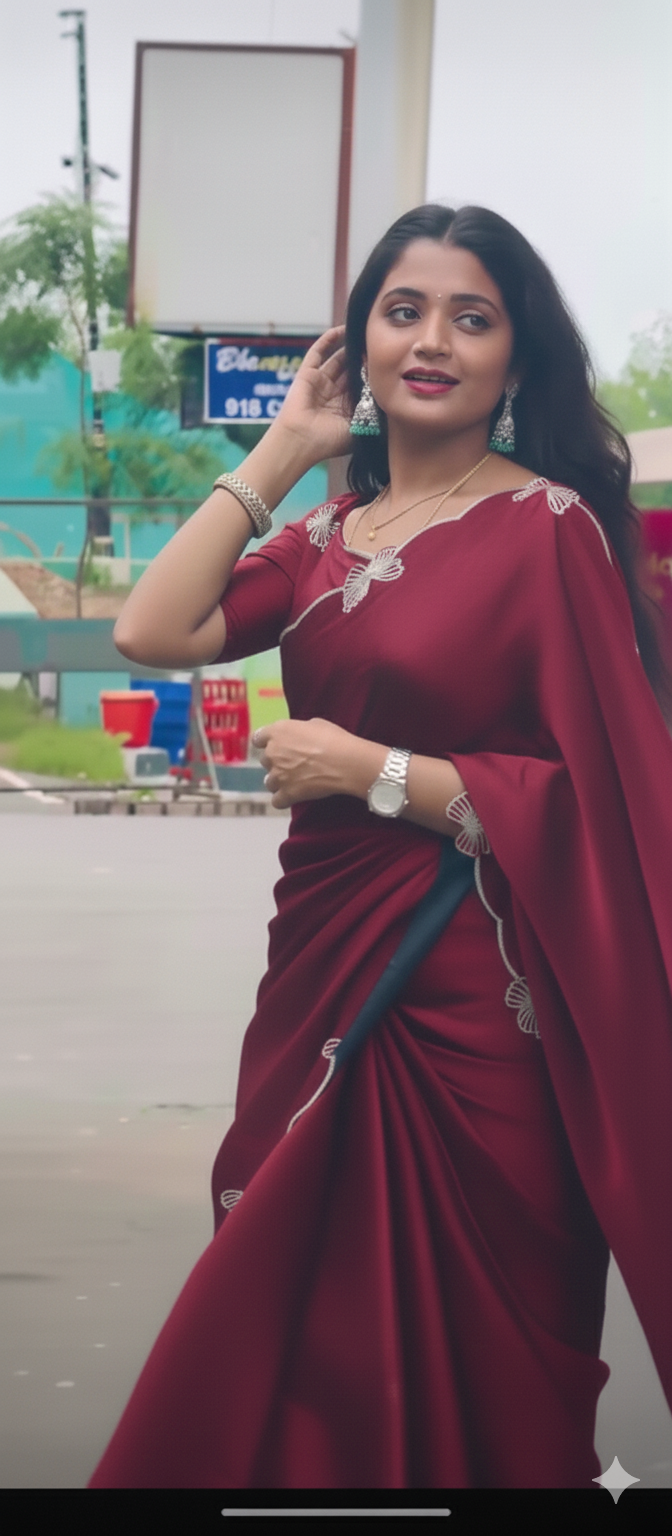 Sarees with Unstiched Blouse.