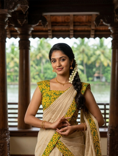 Style It Your Way | Vishu Dhavani Set