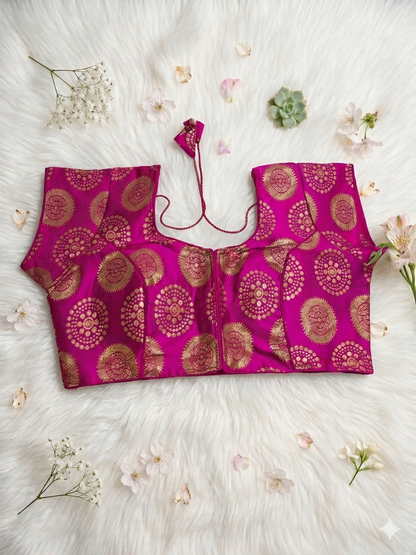 Ready to Wear Banarasi Blouse – Sizes 36–42 (Alterable)