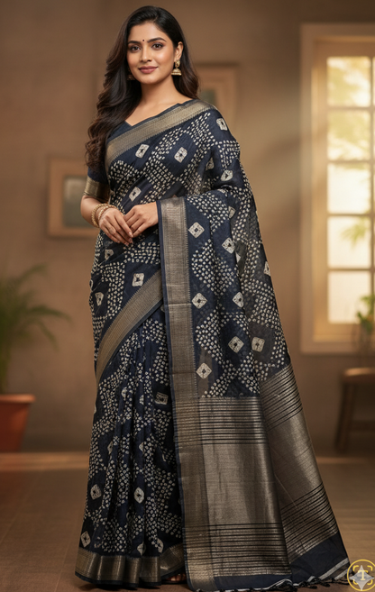 Sarees With Unstiched Blouse.