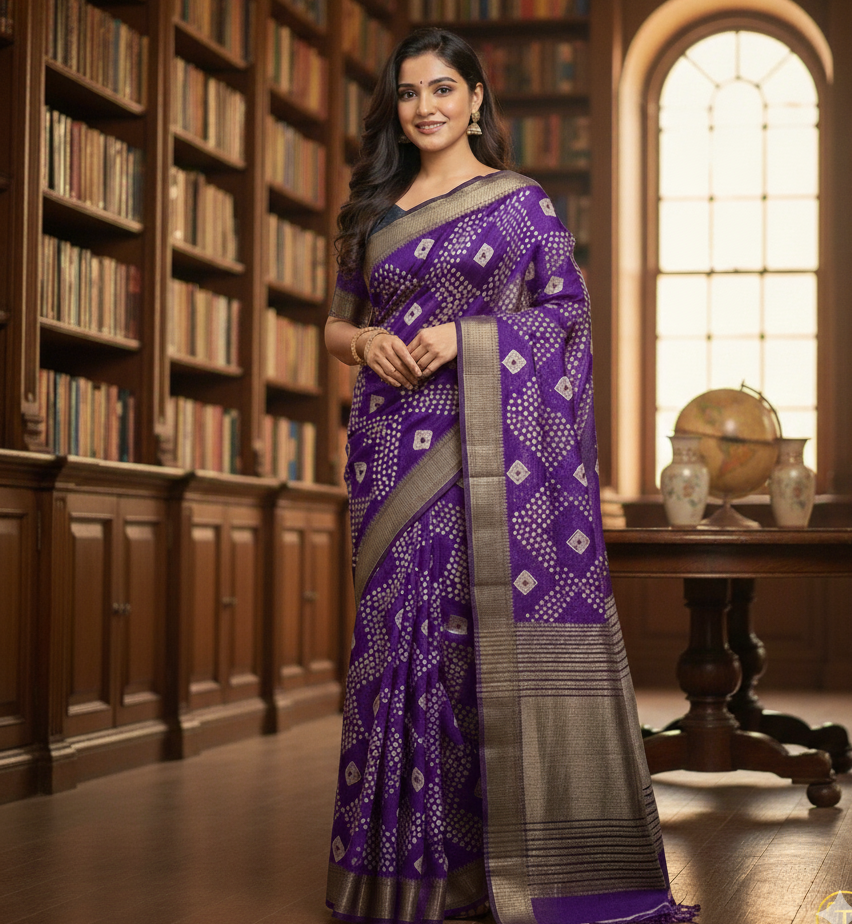 Sarees With Unstiched Blouse.