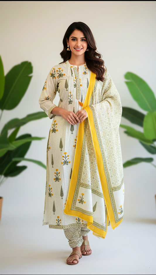 PREMIUM COTTON CHURIDAR SETS