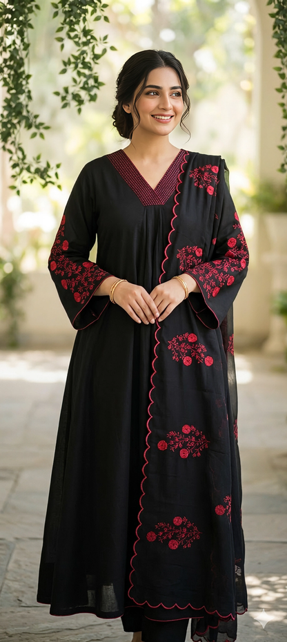 Embroidered Designer Suit Set | Festive Ethnic Wear
