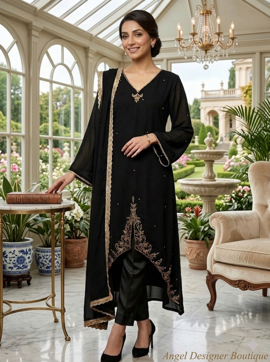 Designer   Set – Black | Maroon | Royal Blue