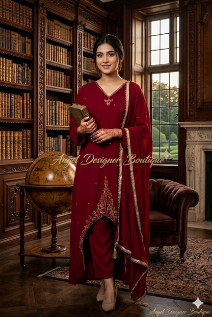 Designer   Set – Black | Maroon | Royal Blue