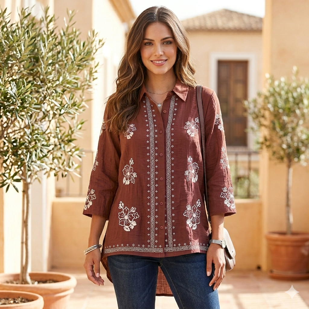 Linen Short Tops