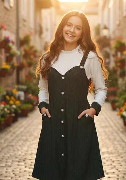 Teen's Pinafore Dress.