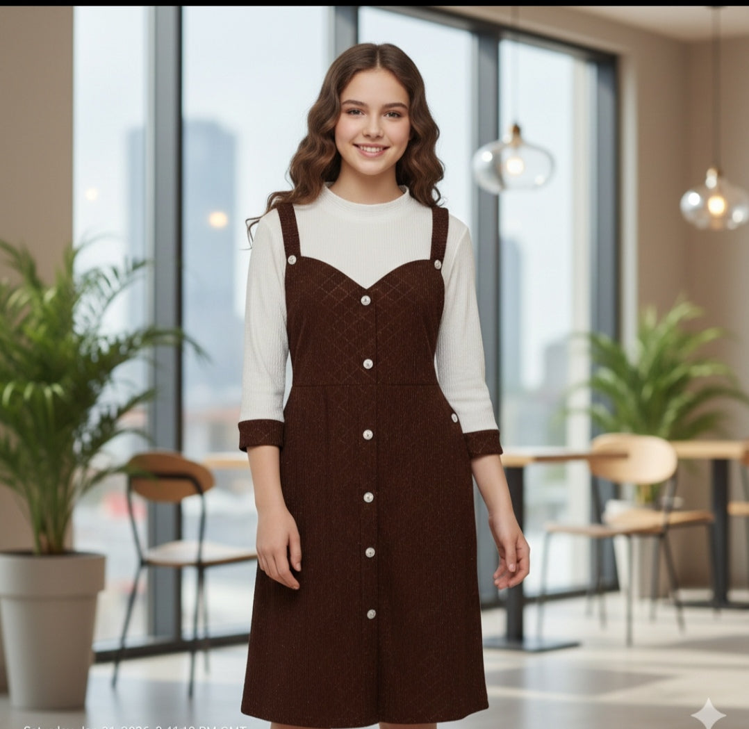 Teen's Pinafore Dress.
