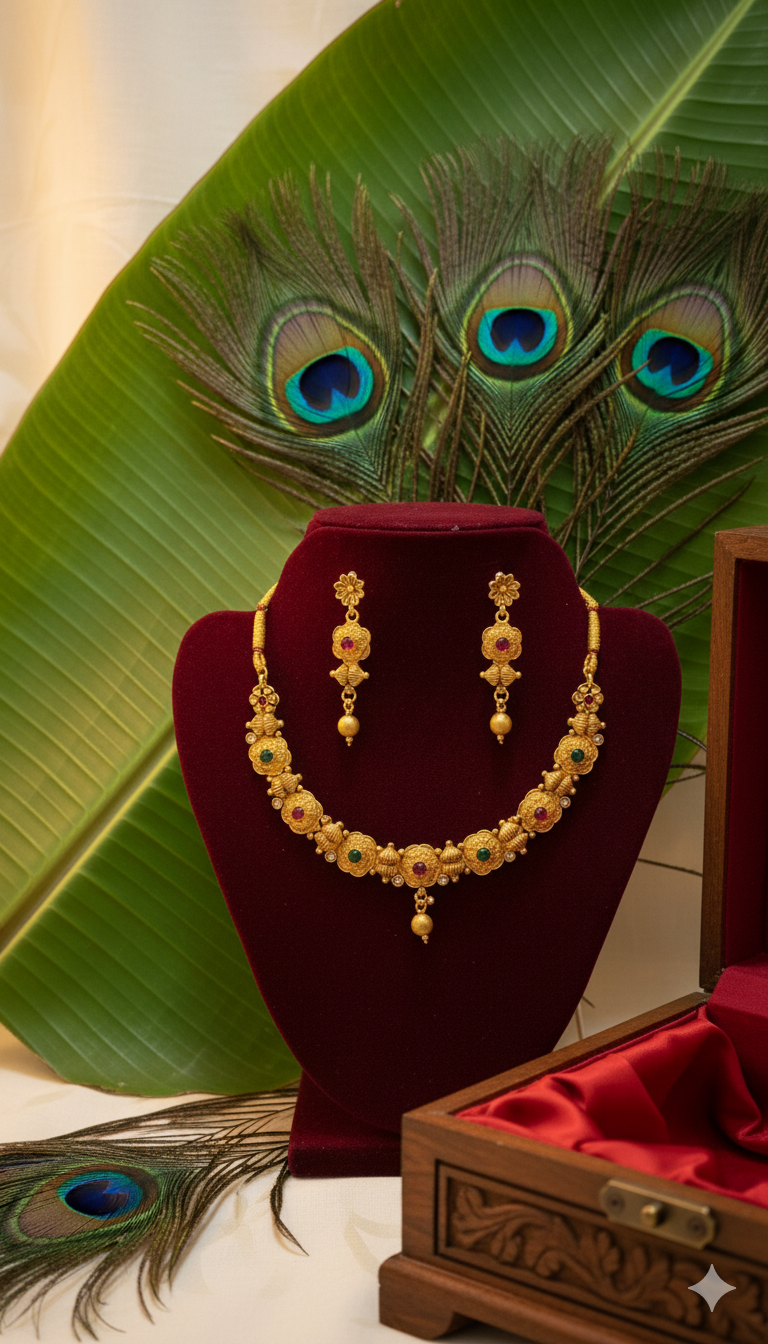 NECKLACE WITH EAR RINGS