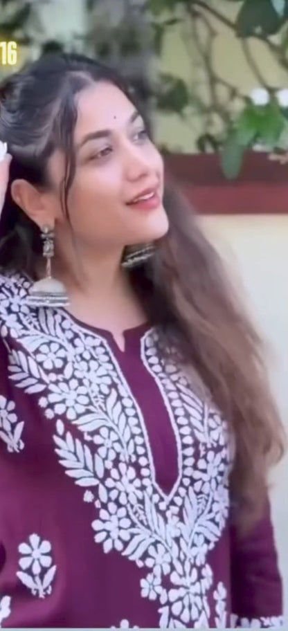 PREMIUM CHINKANKARI CHURIDAR SET.