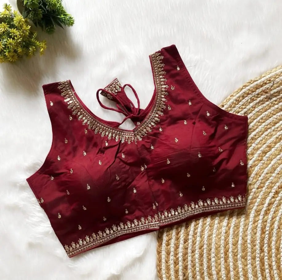 Timeless Craft Embroidered Ready-Wear Blouse