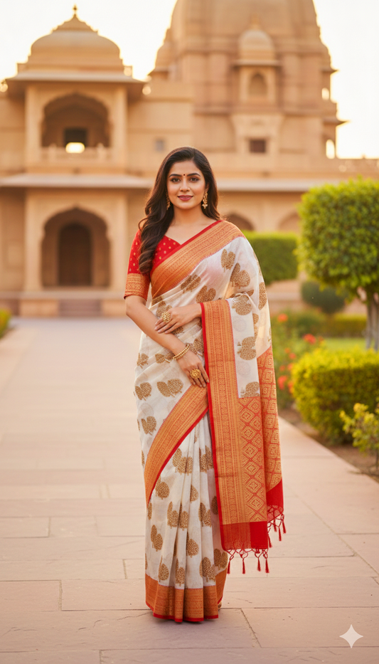Sarees With STICHED BLOUSE.