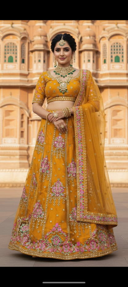 PREMIUM LEHENGA SET.