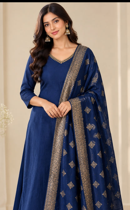 Banarasi  Kurta Set — Party Wear