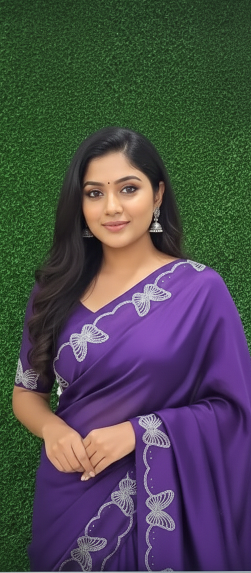 Sarees with Unstiched Blouse.