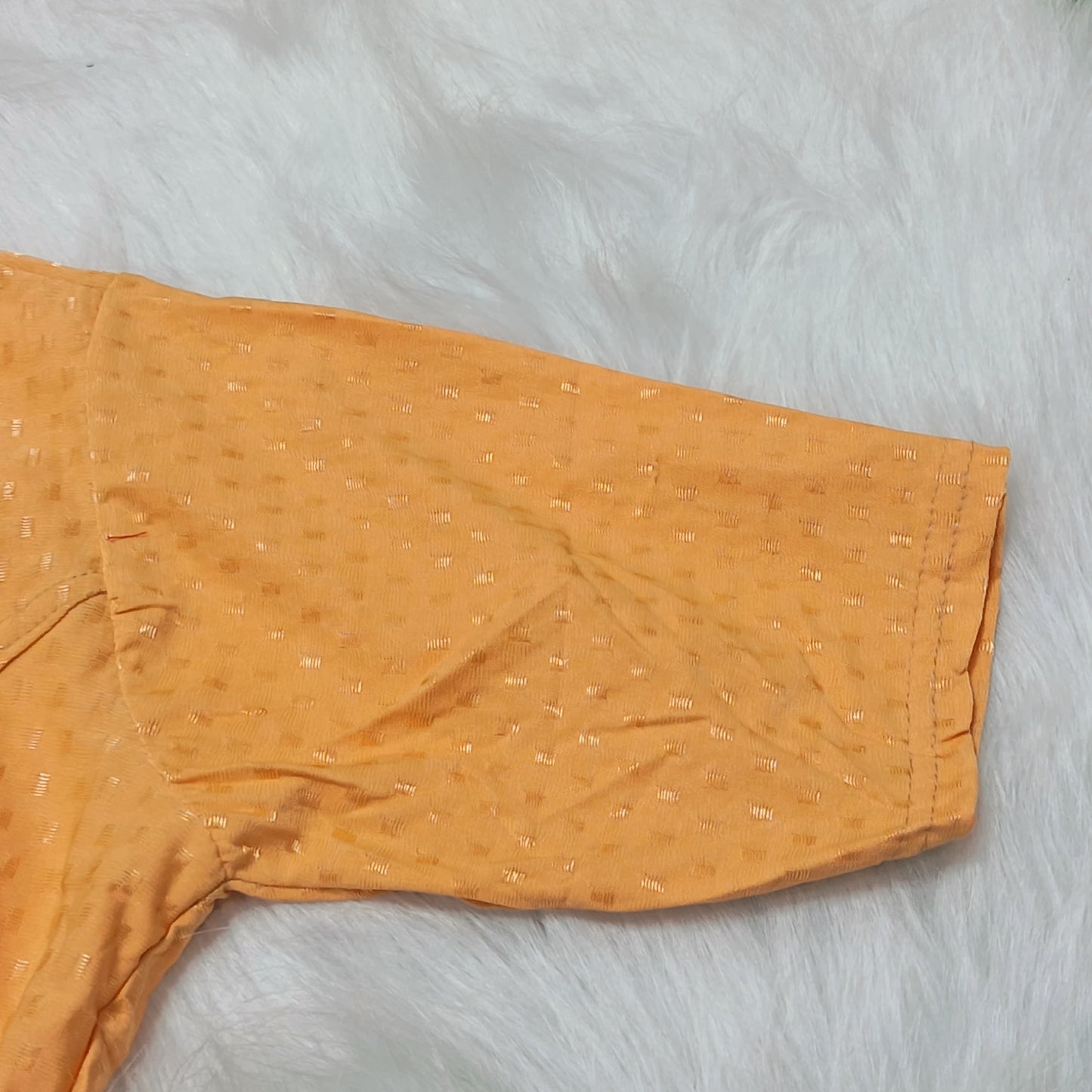 Shimmer Dot Weave Ready to Wear Stretchable Blouse | Size 36–46