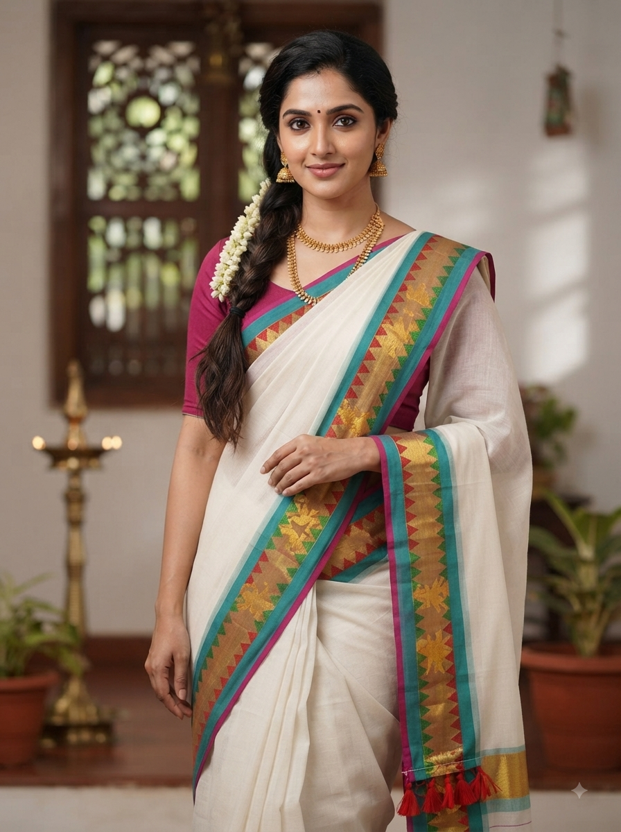 MUL-COTTON SAREE