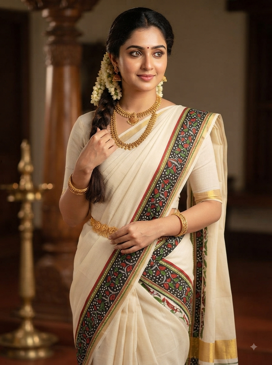 Set Mundu with Blouse