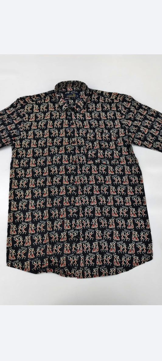 Black Ethnic Fusion Boy's Shirt