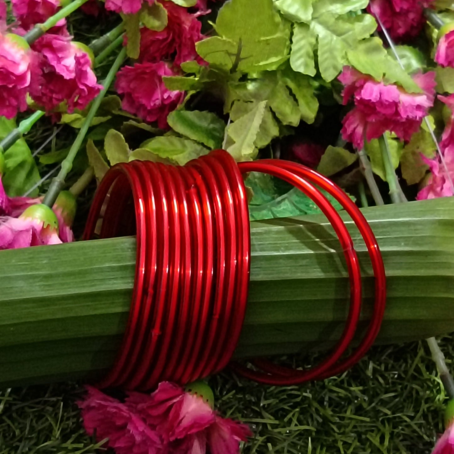 Glass Bangles 12 Nos