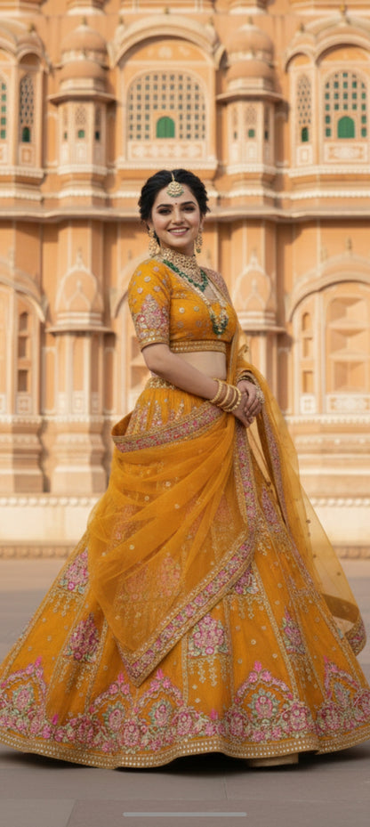 PREMIUM LEHENGA SET.