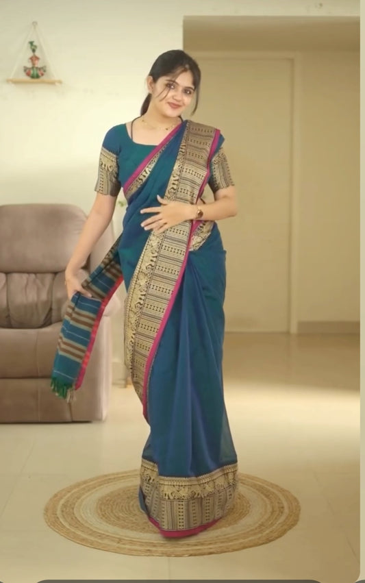 Narayanpet Cotton Sarees.
