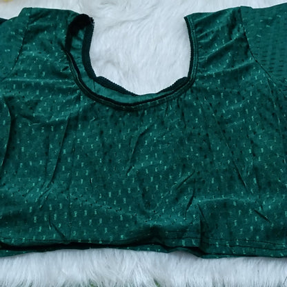 Shimmer Dot Weave Ready to Wear Stretchable Blouse | Size 36–46