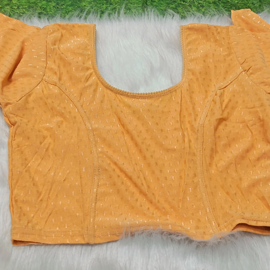 Shimmer Dot Weave Ready to Wear Stretchable Blouse | Size 36–46