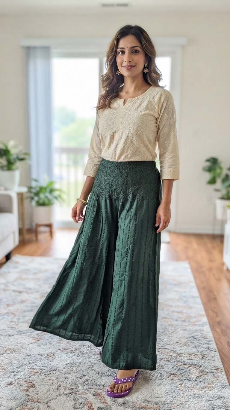 PALAZZO PANTS FREE SIZE (38-44)