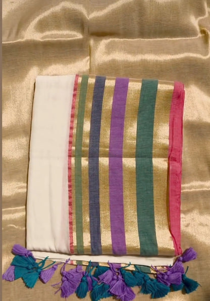 Mamtha Mohan Inspired Mul Cotton Saree