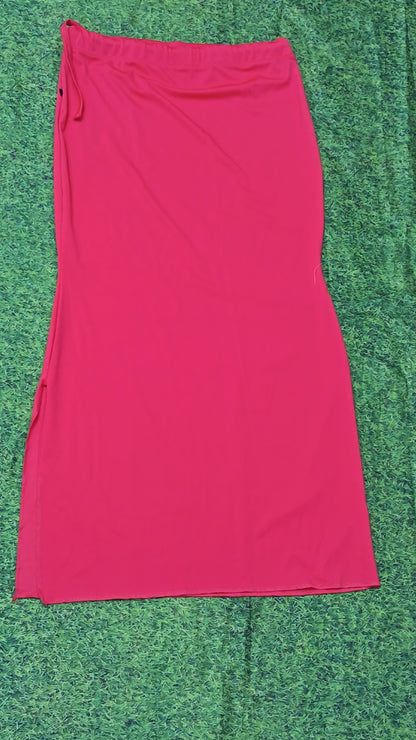 Pure Cotton Fish Cut Saree Shapewear Petticoat