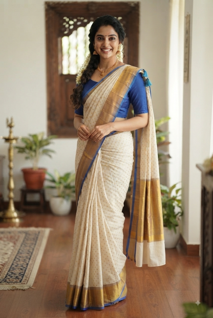 MUL-COTTON SAREE