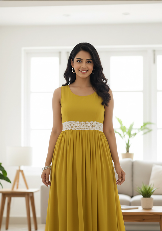 Mustard Yellow Dress