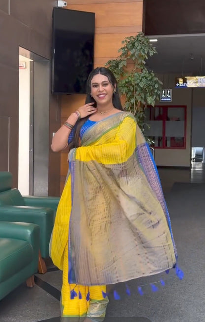 MUL-COTTON SAREE