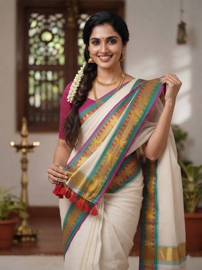 MUL-COTTON SAREE