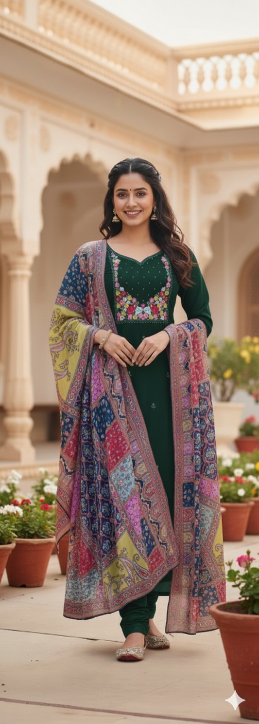 Churidar set collections.