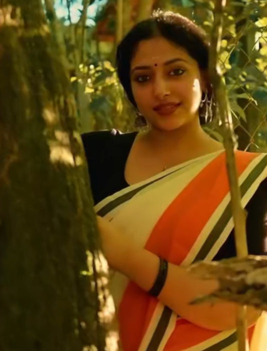 Mul-cotton Saree