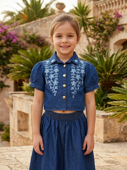 KIDS DENIM SETS(KD-17).