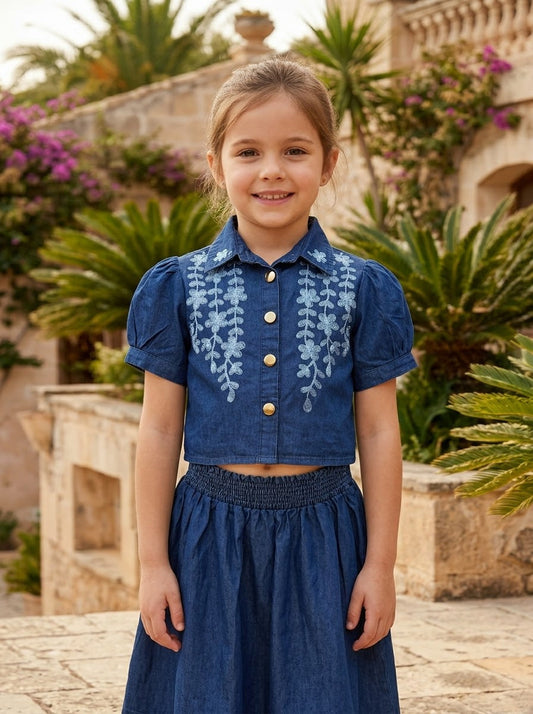 KIDS DENIM SETS(KD-17).